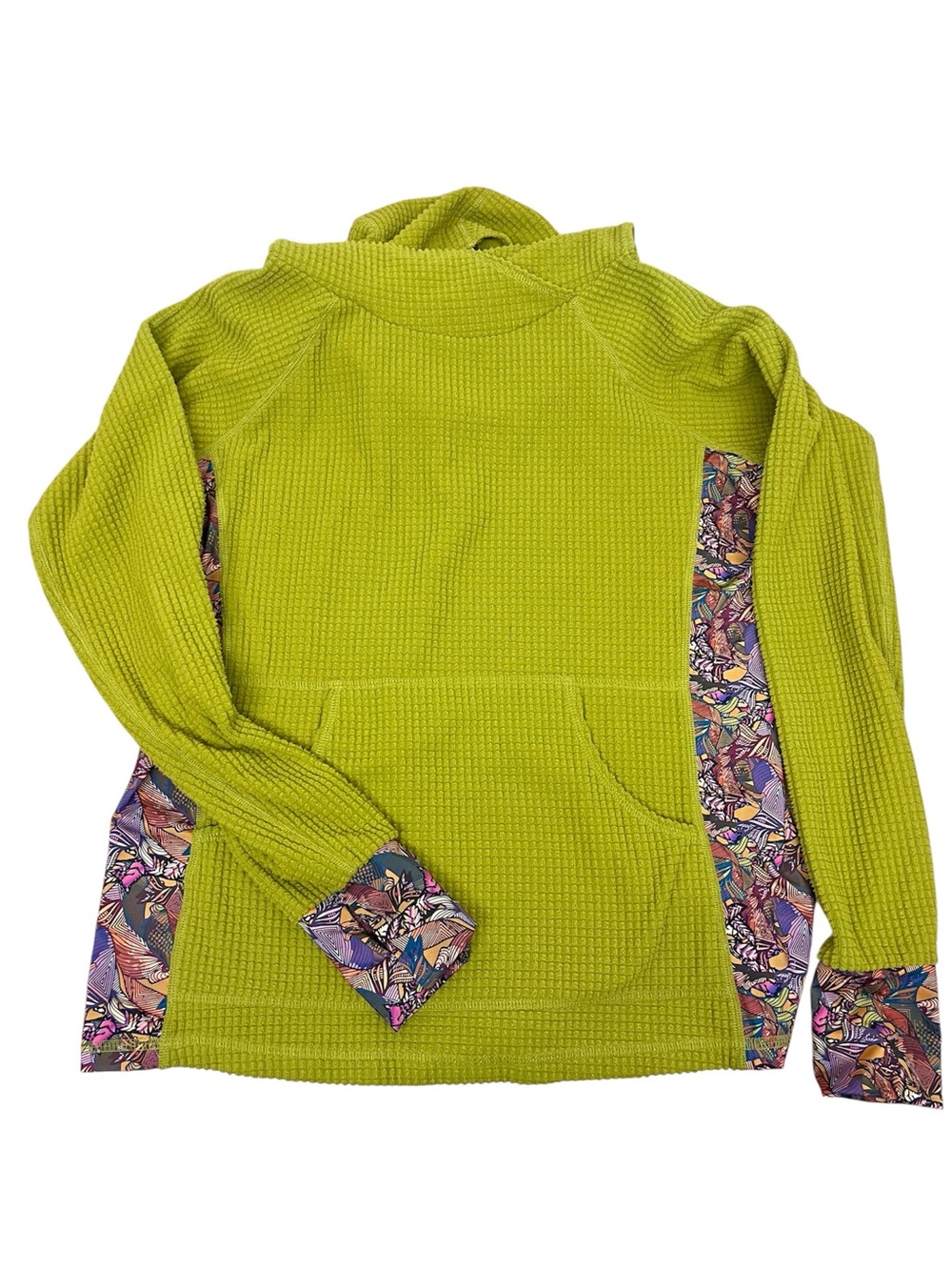 Youer Fleece Climb On Hoodie Green Women’s Size Small